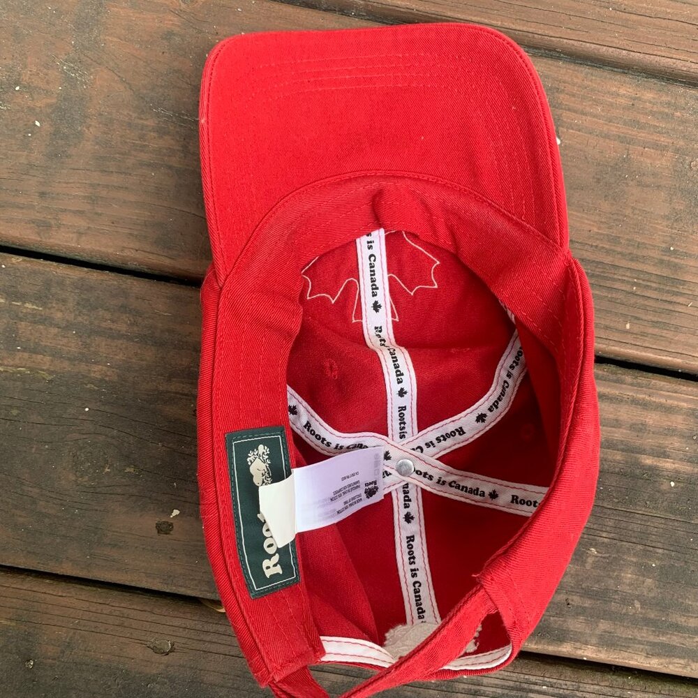 Roots Canada Red Baseball Cap - Picture 3 of 6